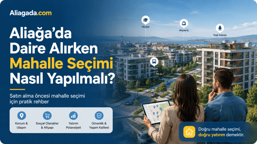 Aliağa’da Daire Alırken Mahalle Seçimi Nasıl Yapılmalı?