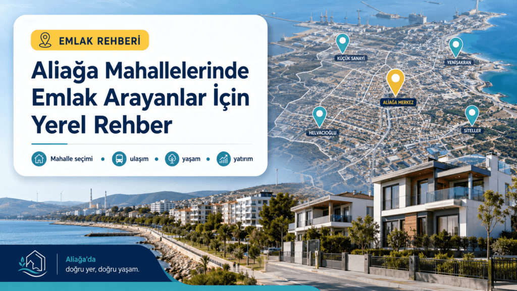 Aliağa Mahallelerinde Emlak Arayanlar İçin Yerel Rehber